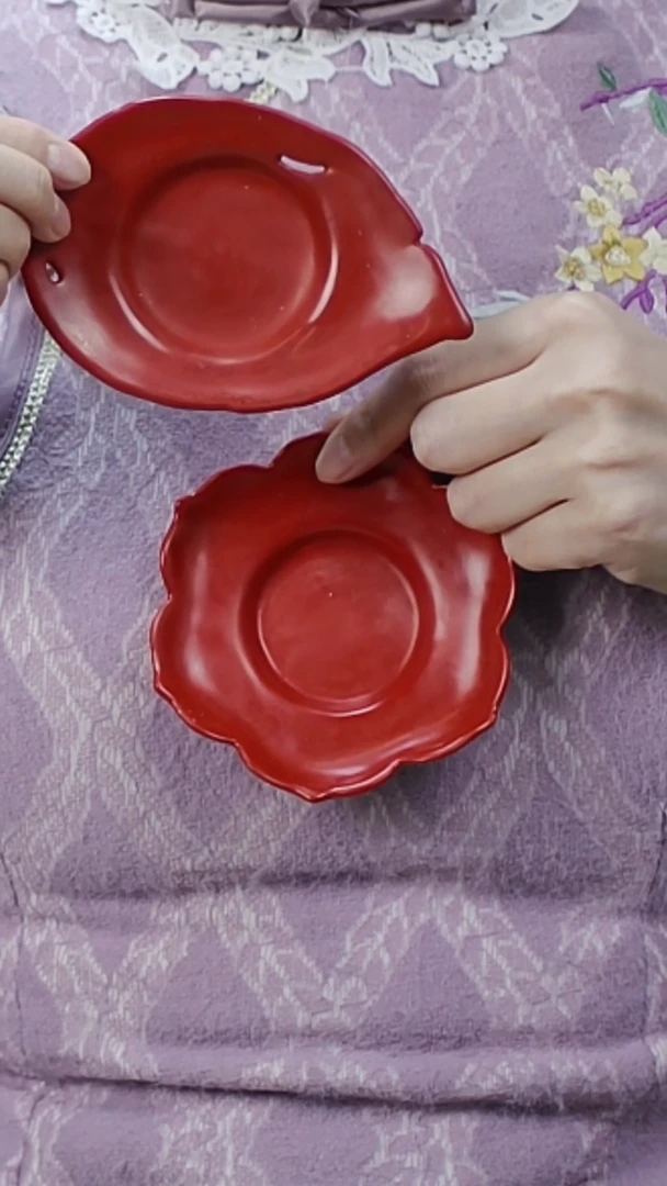 【闪购商品】非遗技艺 大漆杯垫花+叶