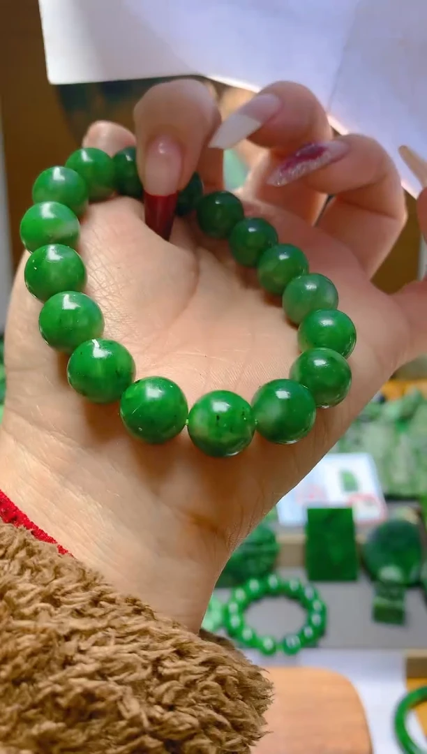 【闪购商品】和田玉（碧玉）手串未镶嵌1