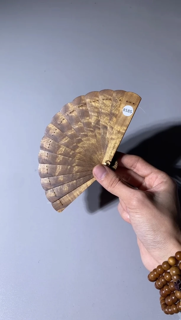 【闪购商品】金丝楠858号10cm金丝楠迷你扇