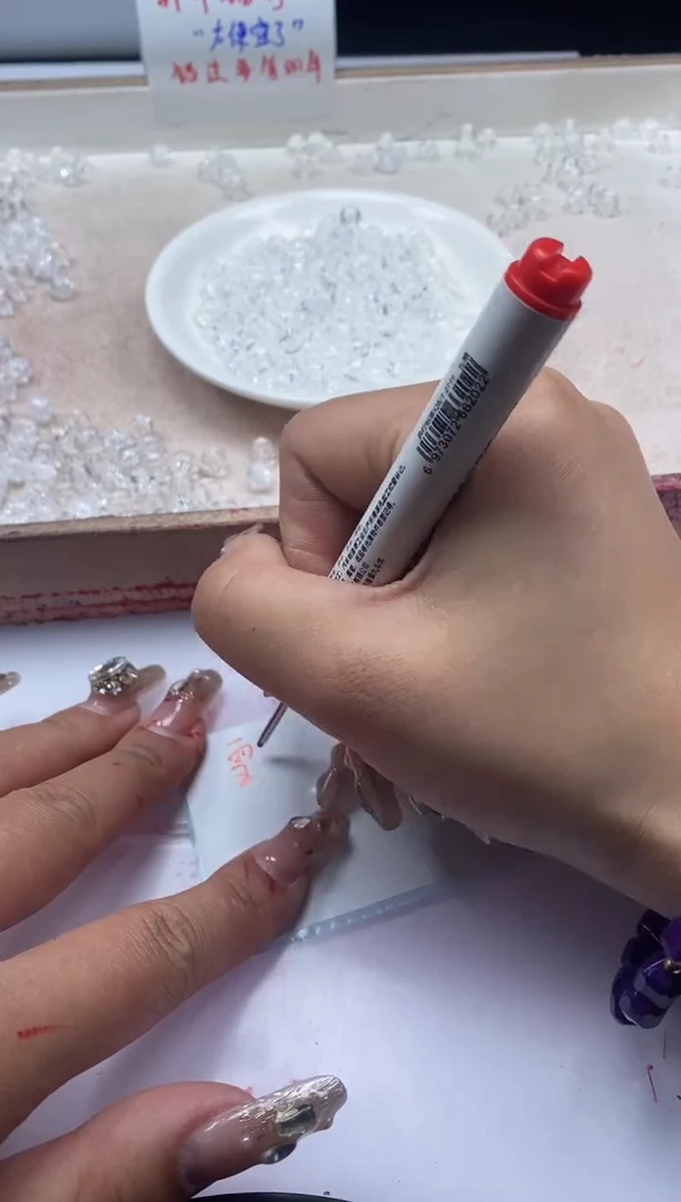 【闪购商品】水晶颈饰未镶嵌w902雪花幽灵8mm*40颗