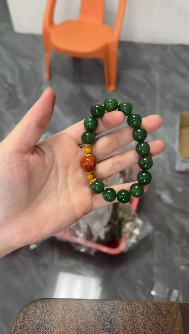 未镶嵌手链和田玉和田玉手串[多样发其一]