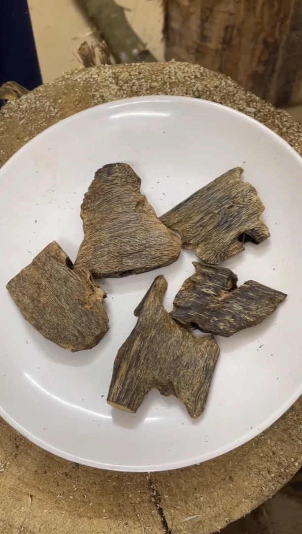 沉香沉香碎屑U****形棋楠沉香 原料文创1