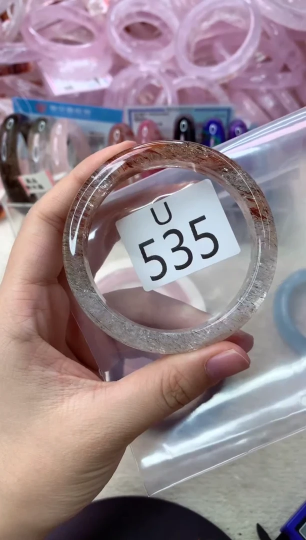 未镶嵌手镯水晶B***喵U535-58+