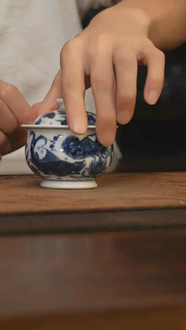 瓷片柴窑青花破价福利  微瑕