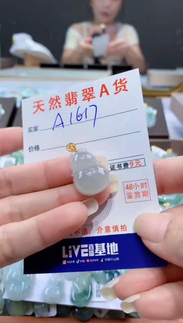 颈饰未镶嵌翡翠天然翡翠A货挂件