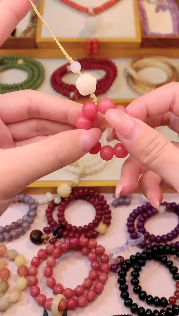 手串白玉菩提孤品