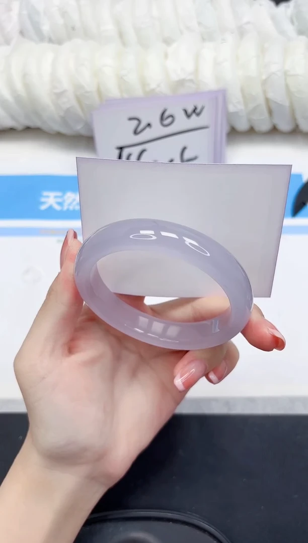未镶嵌手镯石英质玉174-60-送女友