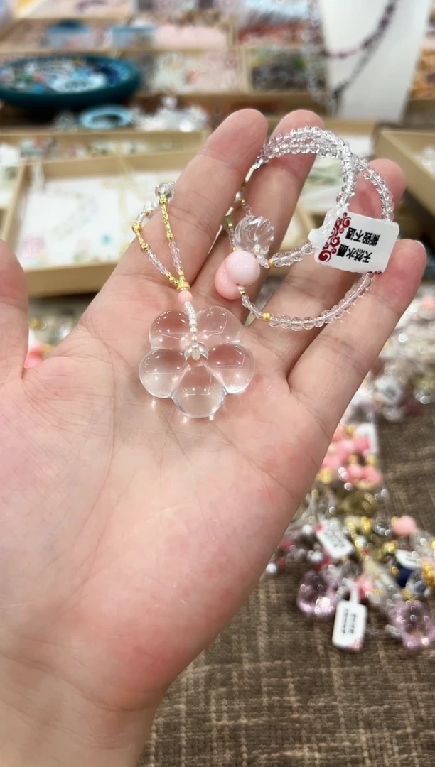 项链未镶嵌水晶花