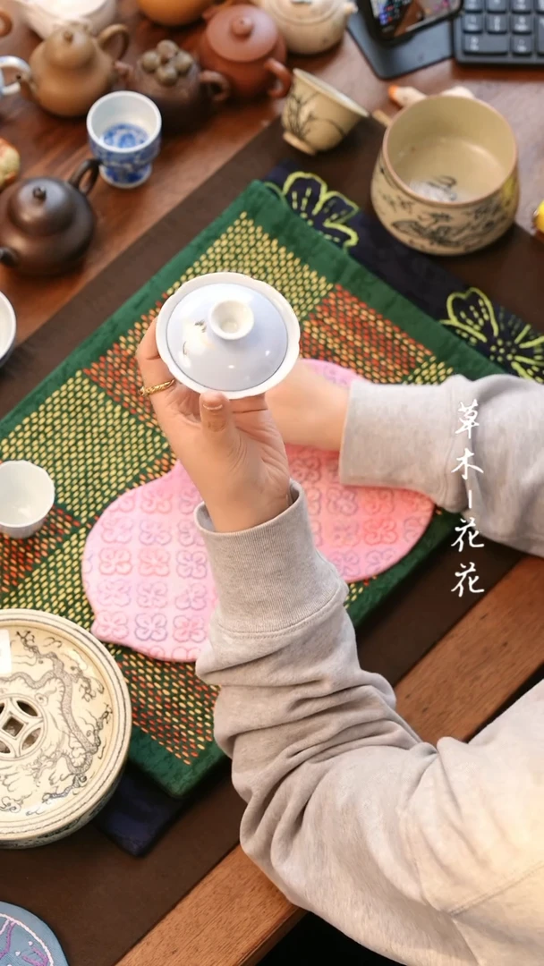 【闪购商品】澜清仙鹤盖碗