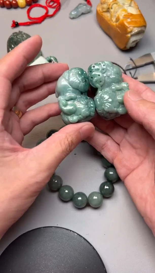 吊坠(不含链)未镶嵌翡翠精品文玩翡翠一个