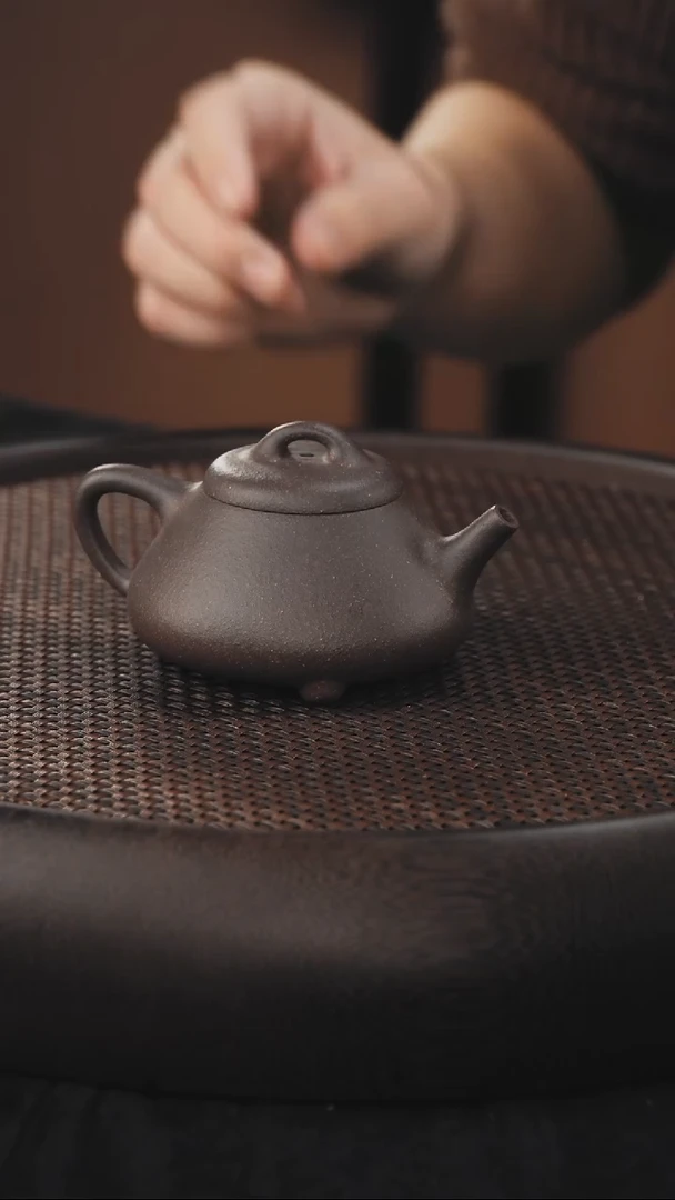 茶壶紫砂石瓢 天青泥