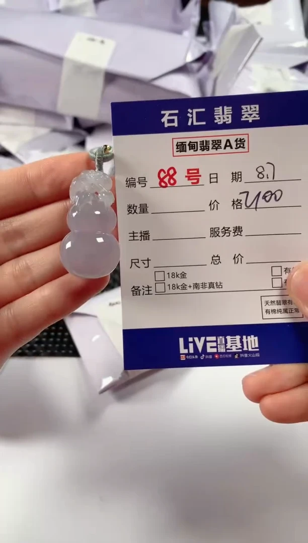 翡翠未镶嵌颈饰1
