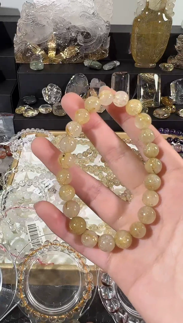 水晶手串未镶嵌天然水晶手串