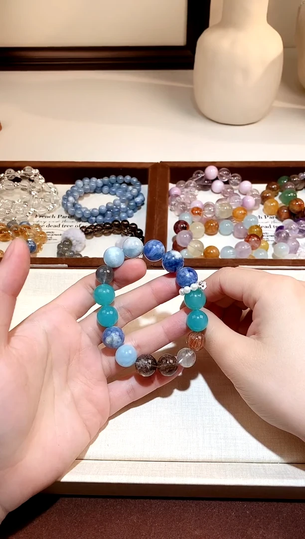 未镶嵌手串水晶水晶多宝diy手串 多样性发一