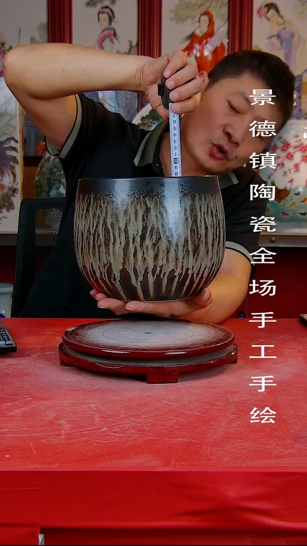 摆件景德镇陶瓷 全场手工手绘1