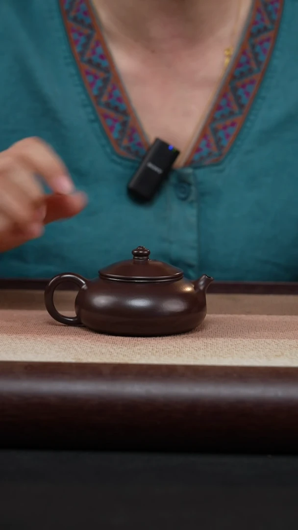 茶壶紫砂老紫泥寒江MH-1787