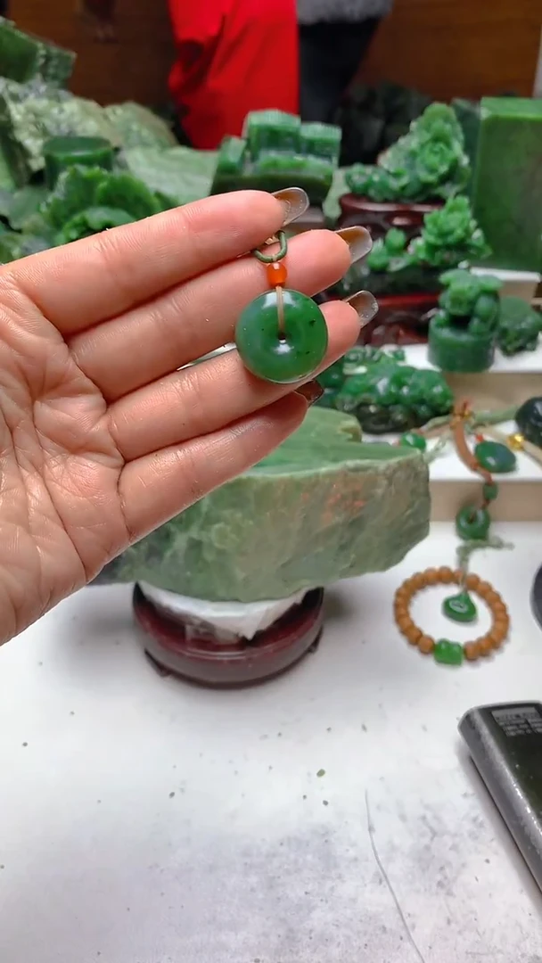 未镶嵌和田玉珠宝半成品1随机发货1