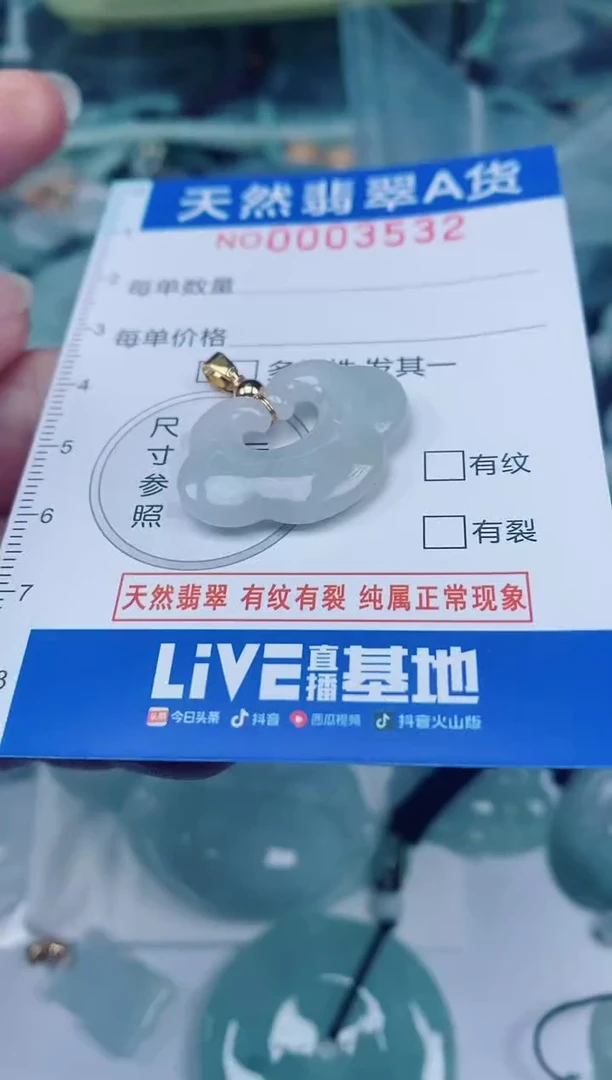 颈饰未镶嵌翡翠00003532