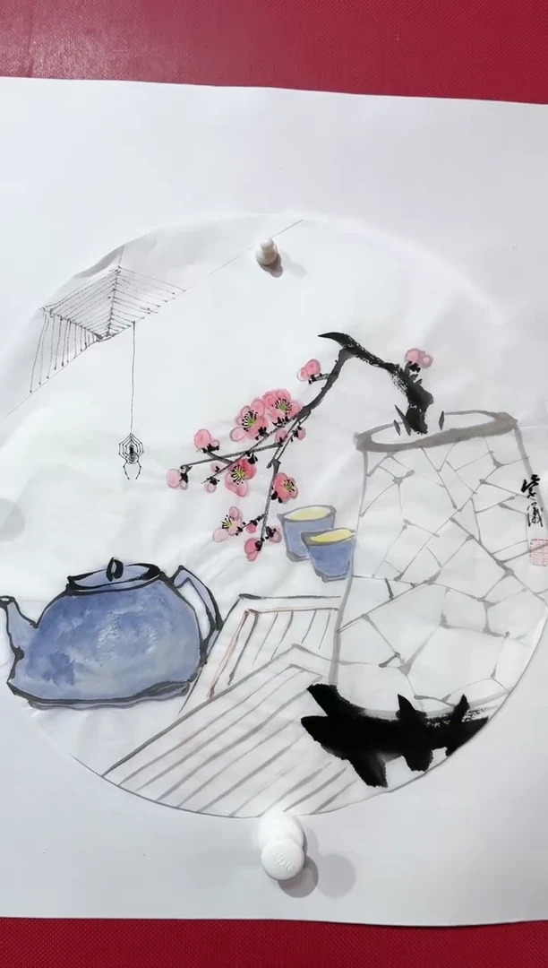 【闪购商品】绘画8林紫仪绘画作品34*34