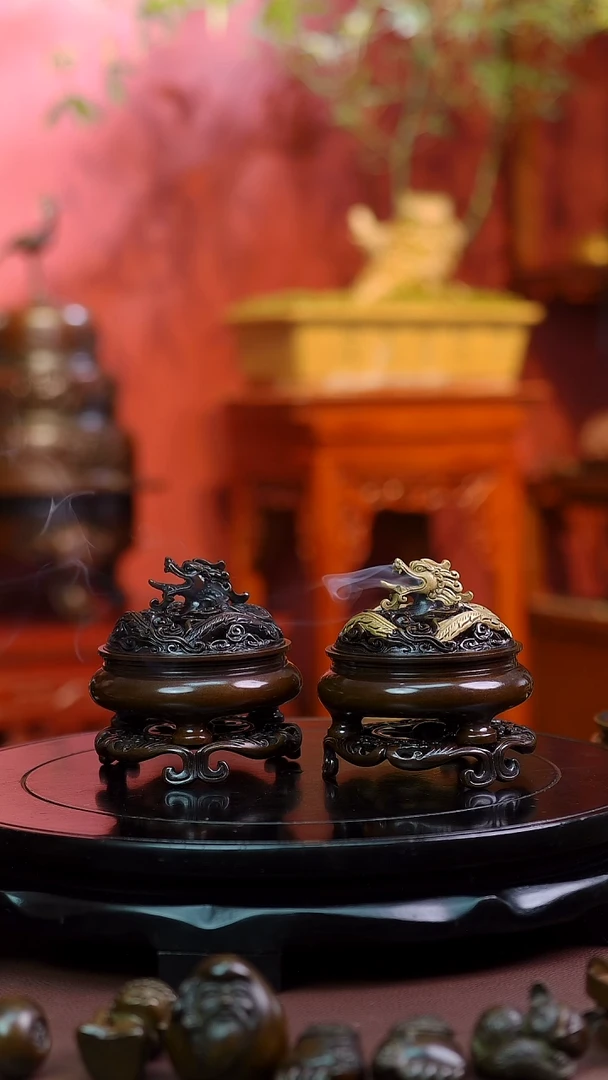 【闪购商品】龙腾四海 熏香炉