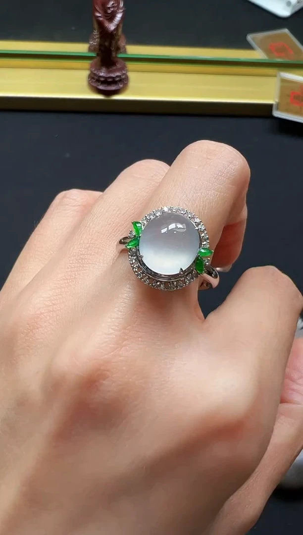 翡翠戒指18K金镶嵌DFZ0711-103