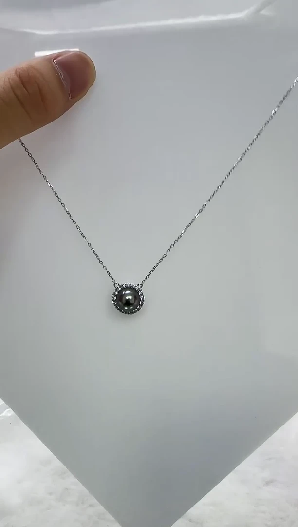 【闪购商品】海水珍珠DA银S925镶嵌h221 大溪地