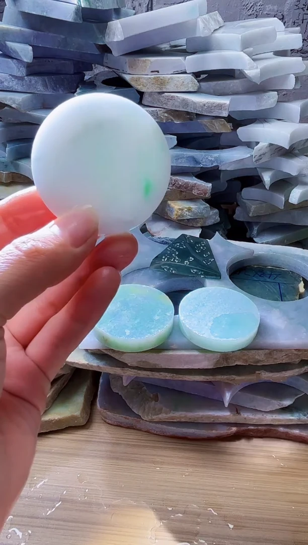 裸石翡翠天然翡翠A货古 南 389