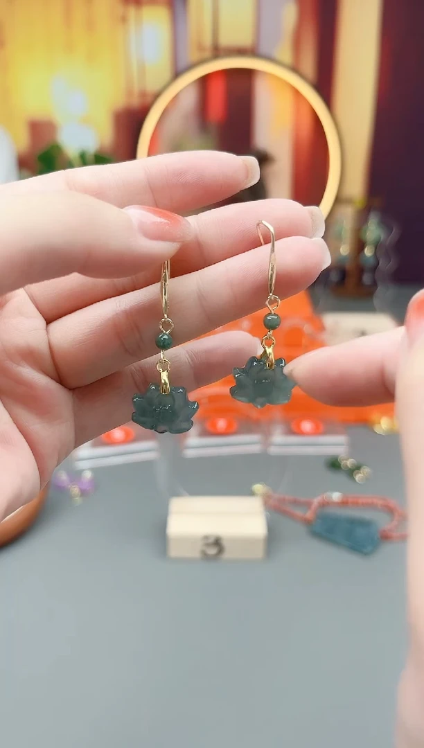 未镶嵌翡翠耳饰x99