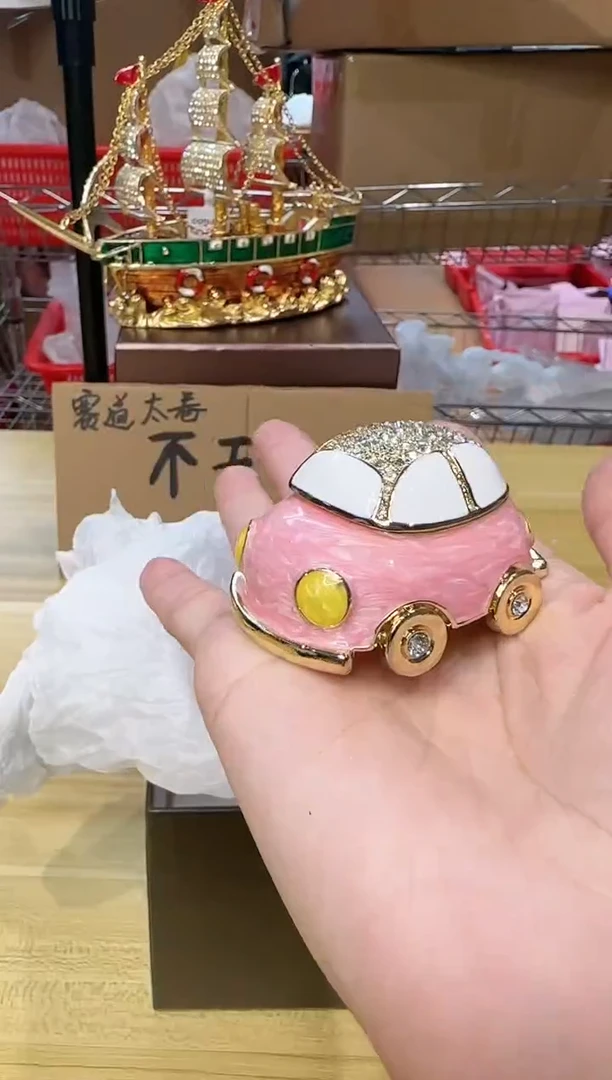 【闪购商品】茶宠珐琅首饰盒摆件AD101