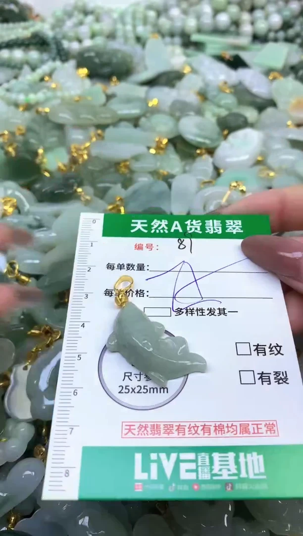 颈饰未镶嵌翡翠纯天然缅甸A货翡翠