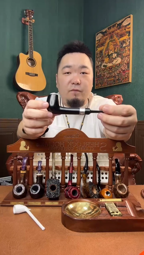 石楠木木雕款意大利进口石楠木烟斗