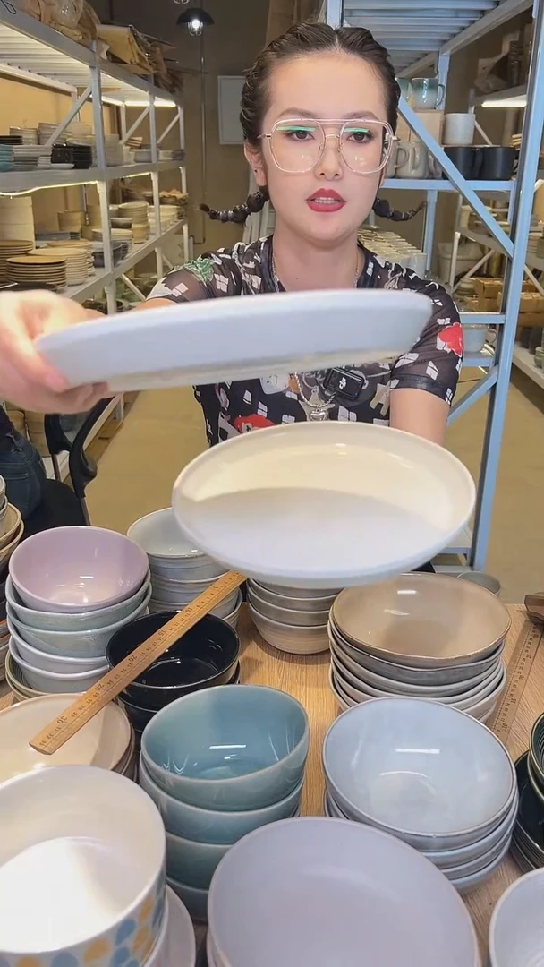 瓷33进出口高温釉下彩陶瓷餐具