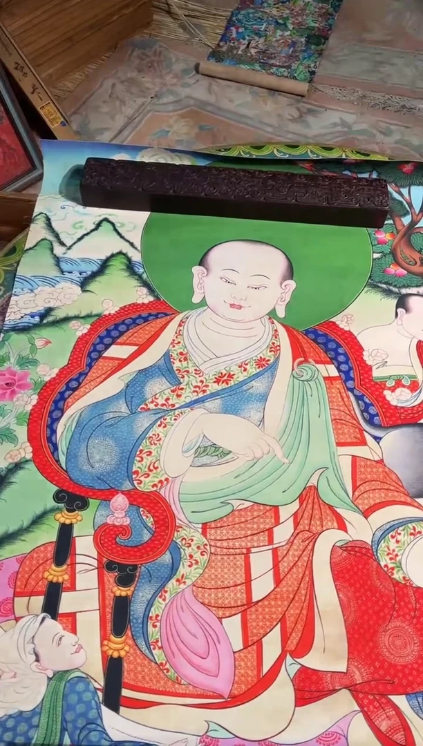 卷轴画天天的唐卡tk160