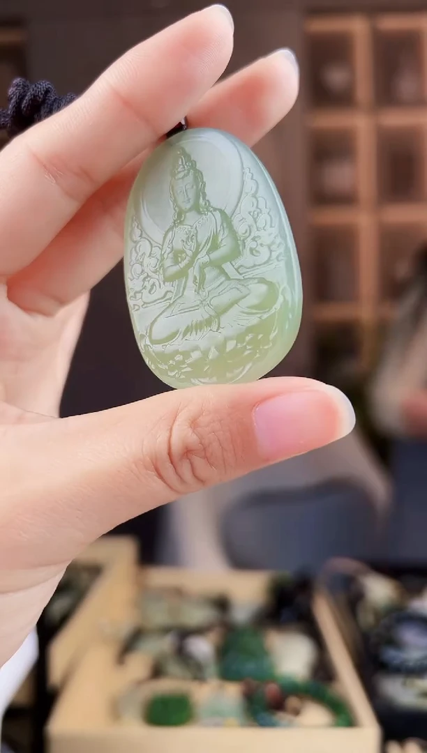 颈饰未镶嵌和田玉拍一发一，多样性发货