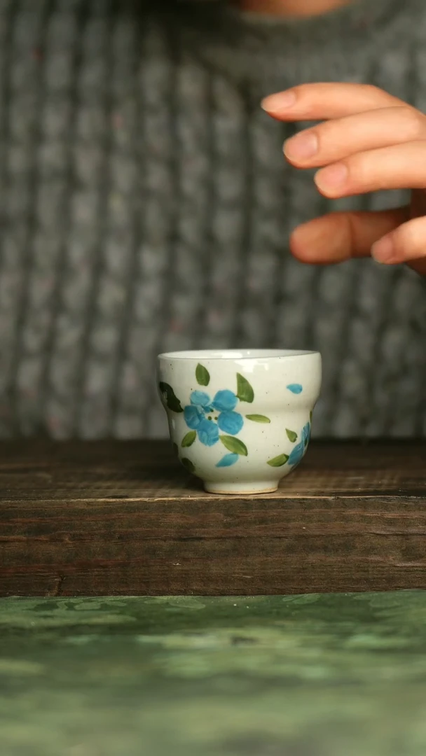 瓷器青诗集手工手绘瓷器