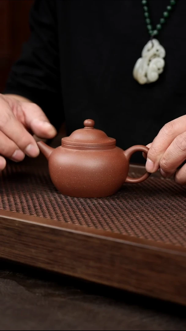 茶壶紫砂1-1笠帽
