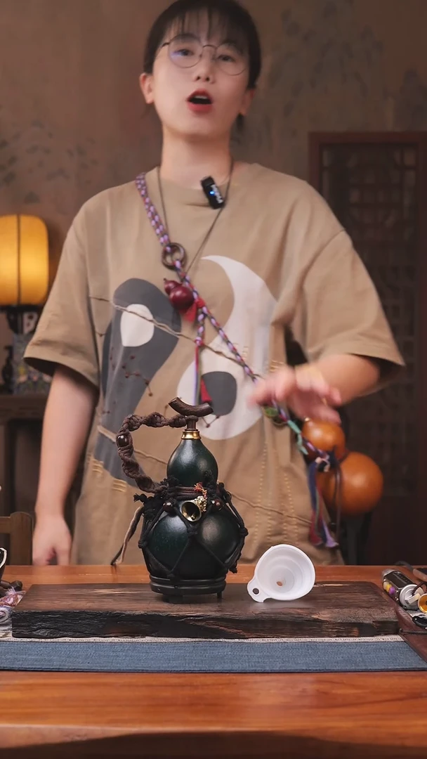 1634号精品大漆葫芦防腐防渗装水茶酒