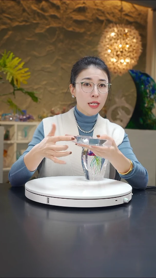 手工艺品琉璃K9水晶底座小号