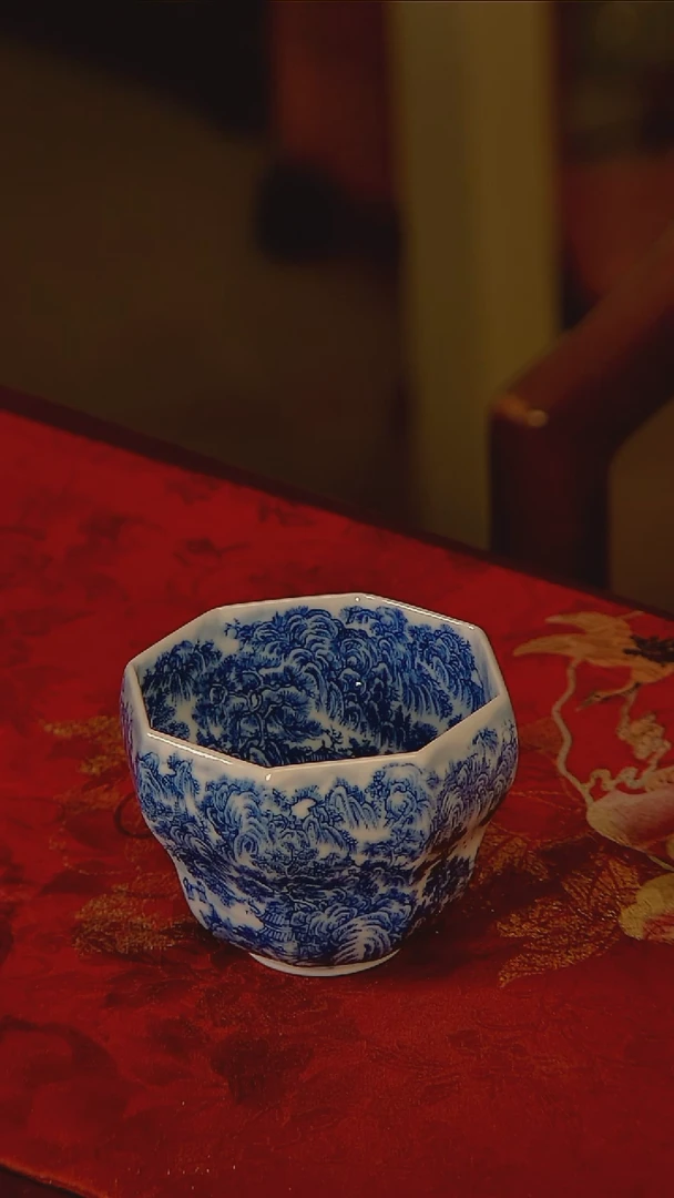 杯手工手绘杯杯很美丽