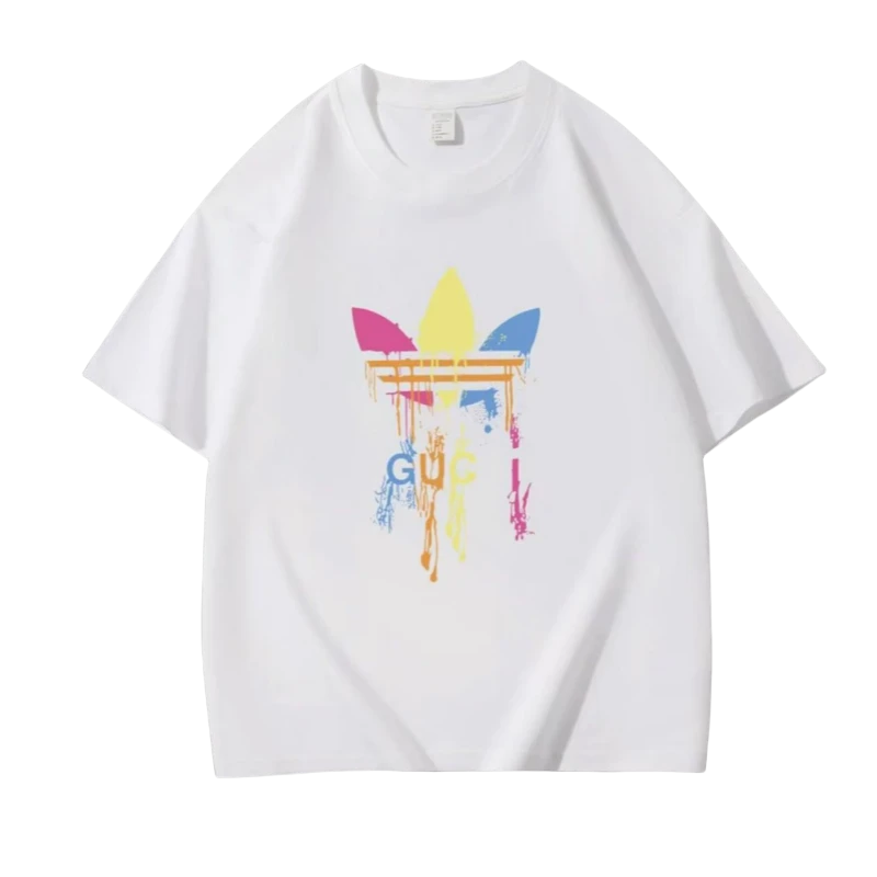 潮牌男女同款圆领百搭T恤