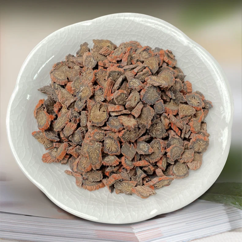 紫皮丹参精选片 山东莒县发汗丹参250g 精选主根切片干净无杂
