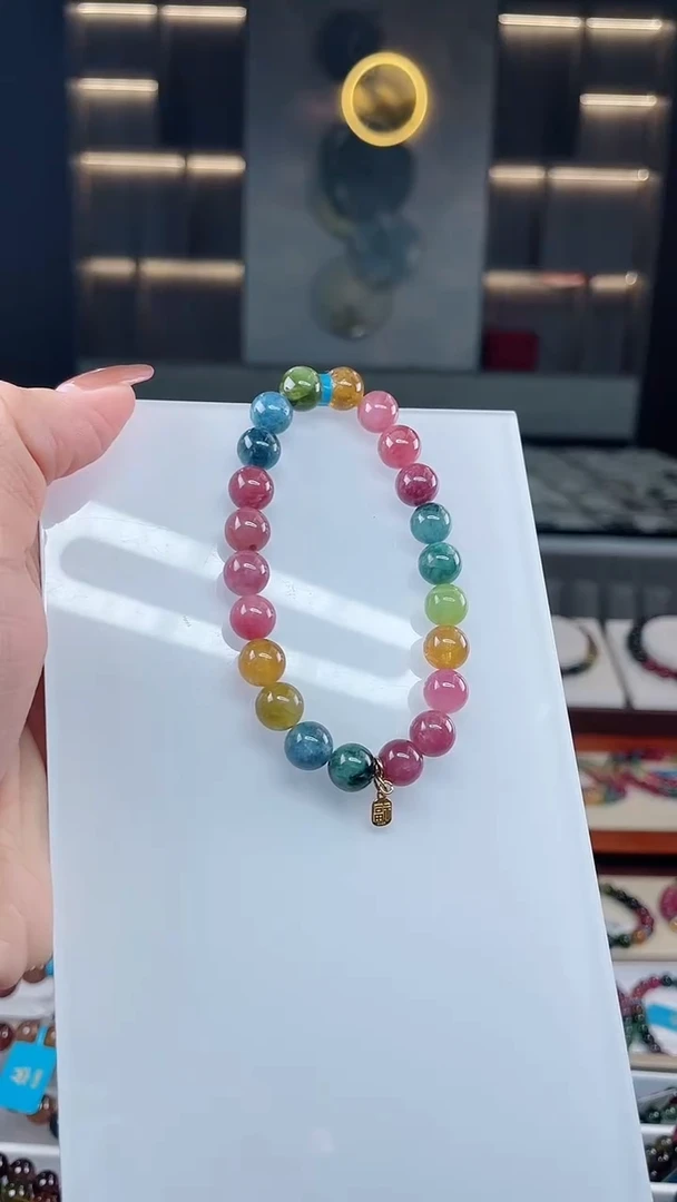 单圈手串未镶嵌碧玺（多样性发一条）T