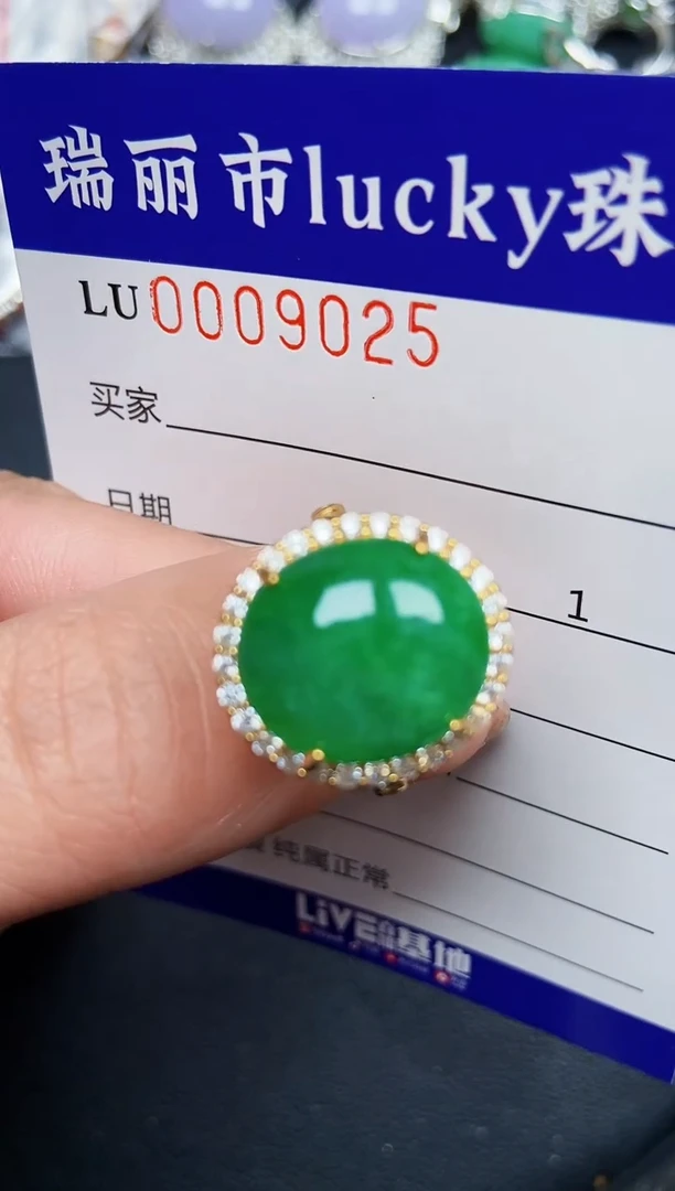 【闪购商品】翡翠颈饰银S925镶嵌9025