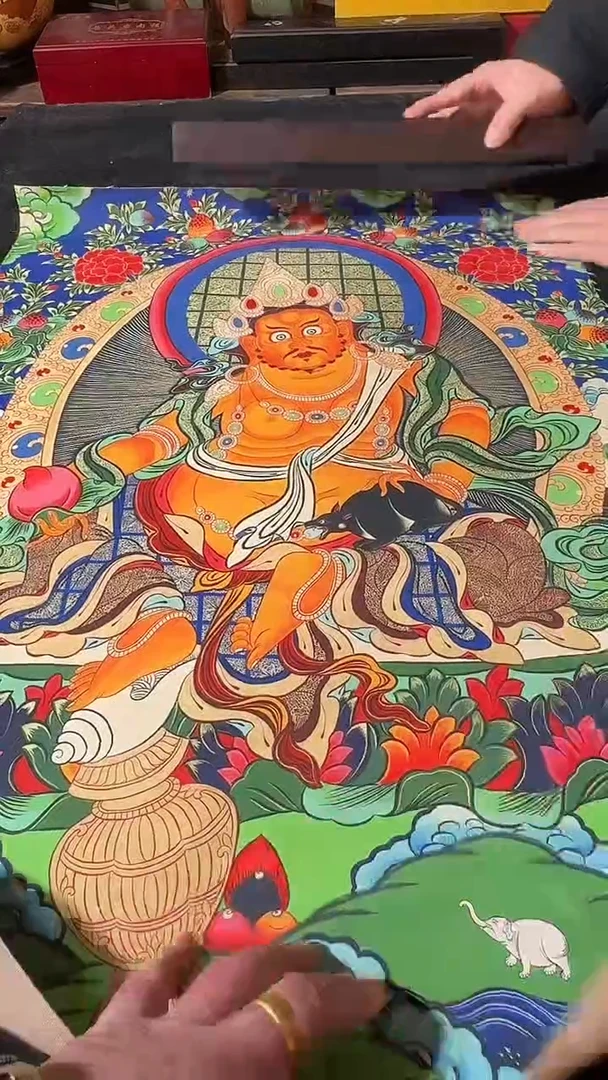 卷轴画藏式珍藏彩绘艺术馆56