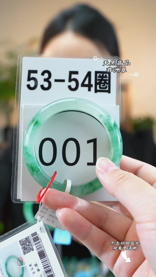 未镶嵌手镯石英质玉（非洲翠）5354