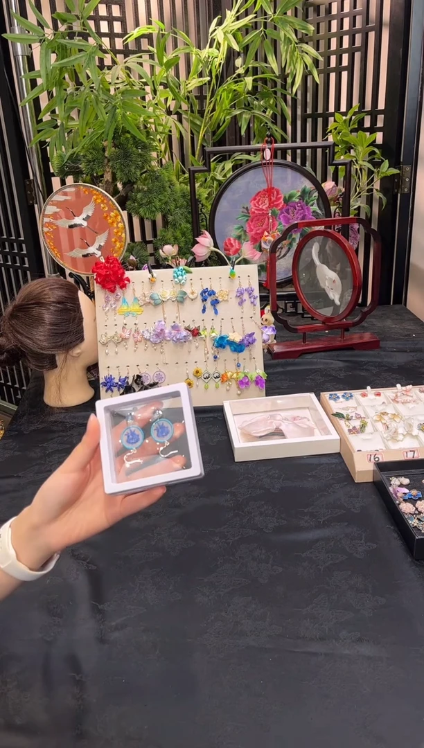 织绣C***苏非遗苏绣手工饰品