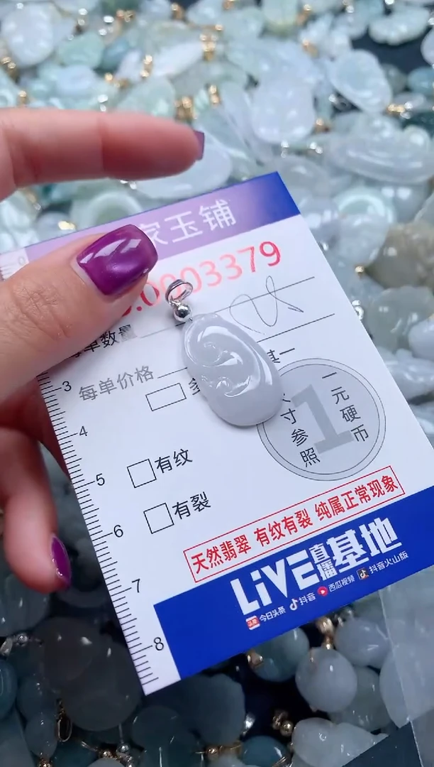 颈饰未镶嵌翡翠3379