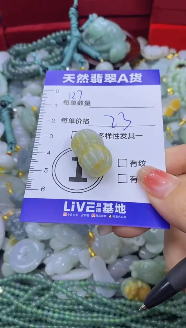 颈饰未镶嵌翡翠天然翡翠A货批量多样性发一件