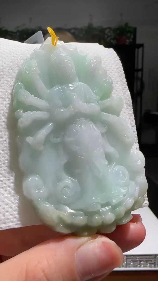 【闪购商品】翡翠颈饰未镶嵌天然翡翠A货吊坠