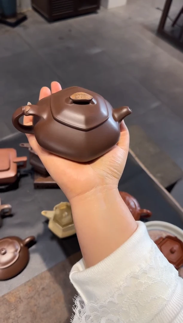 【闪购商品】紫砂茶壶六方简瓢